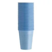 Mouthwash cup, 200 ml, light blue, 100 pieces