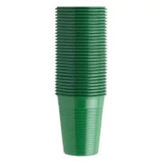 Mouthwash cup, 200 ml, dark green, 100 pieces