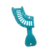 Porte-empreintes DENU Implant, 4 pces/emballage, - vert - partiel (mandibule gauche/maxillaire droit)