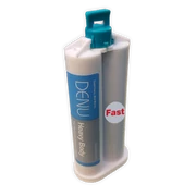 DENU Heavy Body Fast (1 cartridge) - A-Silicone - 1x50ml + 3pcs. mixing tips