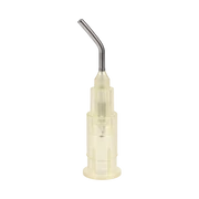 Pre-bent kanül,  sárga, 18G, 20 db, flowkhoz, (sűrűbb folyékony anyagokhoz pl Temp flow)