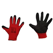 Mercator piros-fekete latex munkavédelmi kesztyű, 1 pár - többféle méretben