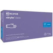 LILÁSKÉK Nitrylex Classic M-es púdermentes nitril kesztyű 100 db/doboz