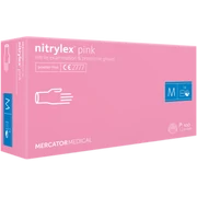 NITRIL Rózsaszín Orvosi Vizsgálókesztyű érzékeny bőrűek számára , latex- és púdermentes 