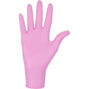 Nitrylex Magenta nitrile gloves, powder-free, size: M (100 pcs/box)