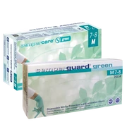 Semper® GREEN powder-free medical gloves, nitrile, size L, 200 pcs/box, green