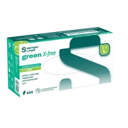 Semper® GREEN powder-free medical gloves, nitrile, size L, 200 pieces/box, green