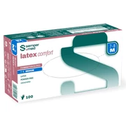 Sempercare EDITION, powder-free medical gloves, size S, latex, white, 100 pieces