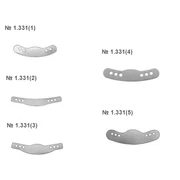 TOR - Perforated semi-circular metal matrices with gingival hollow, thickness: 50 microns, 12 pieces/bag - in various sizes TOR - Perforated semi-circular metal matrices with gingival hollow, thickness: 50 microns, 12 pieces/bag - in various sizes