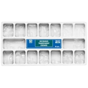 TOR - Set de couronnes transparentes de grande taille pour dents de lait (64 pièces)