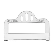 Imperforated metal diamond polishing strips, 6 pieces, 145 mm long, 6 mm wide