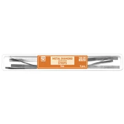 Perforated diamond strips with saw toothing, fine, thickness: 70 µm, length 145 mm, width 4 mm