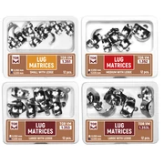 TOR-Lug Szekcionált domborított füles fém matrica gingivális kiterjesztéssel, 35 mikronos, 12 db- többféle méretben