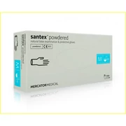 SANTEX Latex powdered gloves (XS), white, 100 pieces, size XS