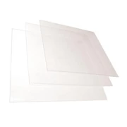 Thermoforming sheet, hard, 1.5 mm - 125x125 mm - 15 pieces