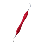 Kétvégű Flags piros gumi markolattal, 1 db