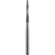 Surgical bone bur for tooth extraction, spear-shaped thin, 25 mm, 10 mm tip, FG, diameter 16