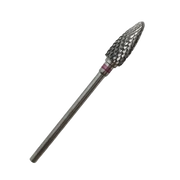 Carbide milling cutter, HP, cross-cut, 6mm Ø, fine