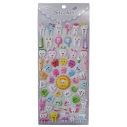 Funny tooth sticker cartoon, 60 pieces, type 3.