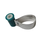 Reproducere M6, Kerr Adapt Supercap autocolante metalice circulare, 50 bucăți, 30 microni, 6,3 mm înălțime, conturate, oțel moale