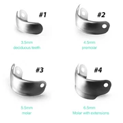 Autocolant divizat cu clapetă, 50 de bucăți - în diferite modele