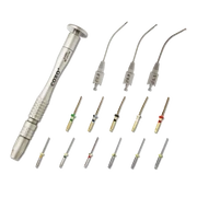 Set for removing broken root canal files