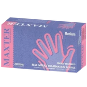 Maxter™ mănuși de examinare medicală din nitril, fără latex și pudră, albastru - 200 bucăți