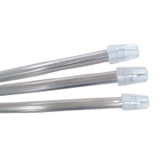 Ejector de salivă, transparent, cu capac detașabil, 15 cm - 100 bucăți