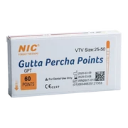 GUTTAPERCHA - V-file (Reciproc) - 60 db-os, színjelzett, steril, R25-40-50 set