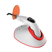 LED polimerizációs lámpa, vezeték nélküli, pisztoly forma