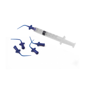 Ez-Flow endodonciás elasztikus kanül, mikro applikátor, 10db, kék