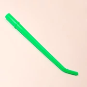 Surgical suction cannulas, plastic, autoclavable, 6.4 mm (thickest), green, 10 pieces