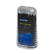 Applicators in box, extra-thin and extended, length 10 cm, 100 pieces, black