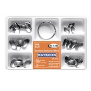 TOR- Cut embossed metal matrices, starter pack, 30 pieces + 1 ring, 35 micron