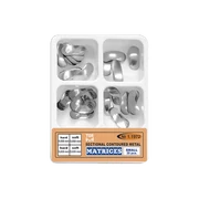 TOR cut embossed metal matrices, 30-piece set, 4 different small matrices