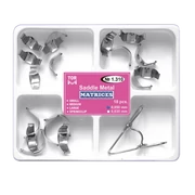 TOR - Embossed spring clip metal dies in a set, 18 pieces + pliers, 0.050 mm