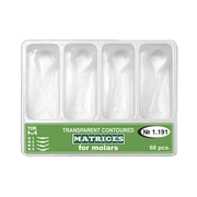 TOR - Embossed transparent matrices, molar (4x15 pieces) - Types 1-4.