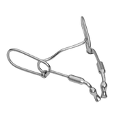 TOR - DOMBORÍTOTT félkörös FÉM PONY MATRICA RUGÓS CSIPESZ, 1 db