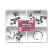 TOR - SZORÍTÓHÜVELYES DOMBORÍTOTT FÉM MATRICA 18DB+GYŰRŰ, 0,035mm