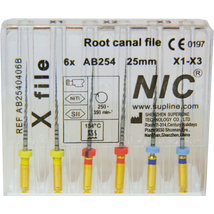 X-file (Protaper Next) set X1-X3 ( 6 gépi tű), 25 mm, M-wire NiTi