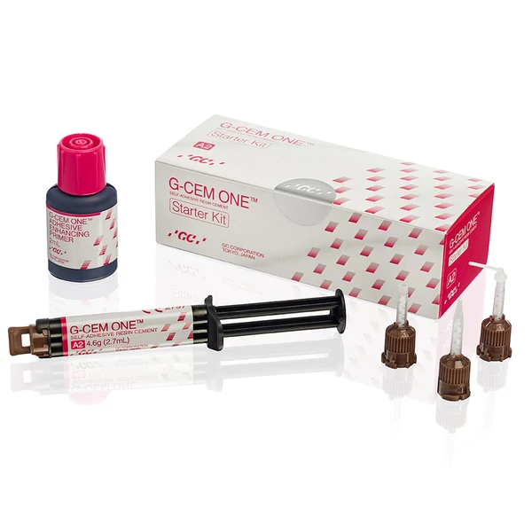 GC G-CEM ONE Starter Kit A2 2.7ml/4.6g, ciment de fixare
