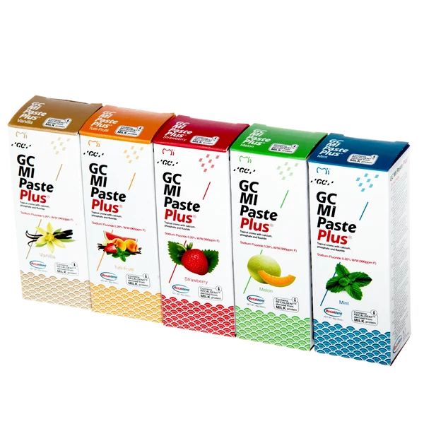 GC Mi Paste Plus cremă pentru restabilirea echilibrului mineral - în diferite arome
