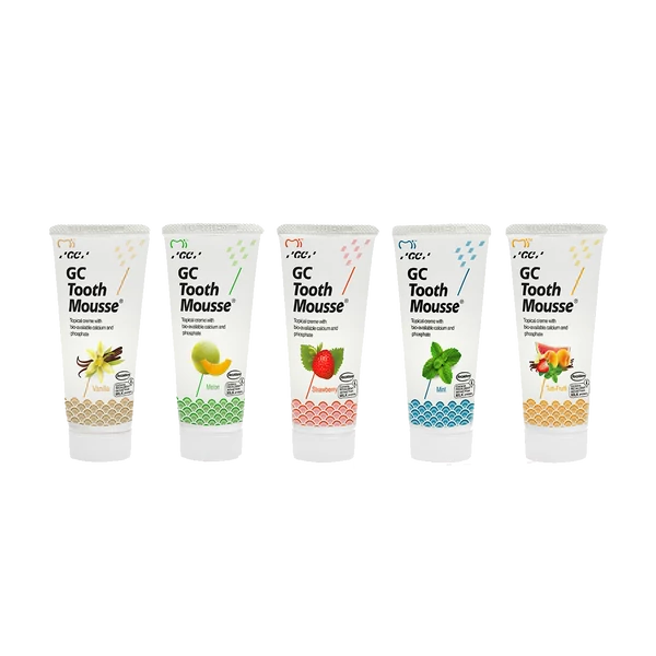 GC Tooth Mousse kálciumot és foszfátot tartalmazó remineralizáló krém - többféle választható ízben