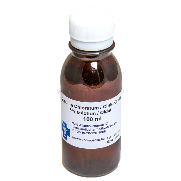 Solution Zinc Chloride, 5%, 100 ml