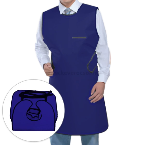 Lead apron (cover front only),size:1000x600mm,0.35mPb