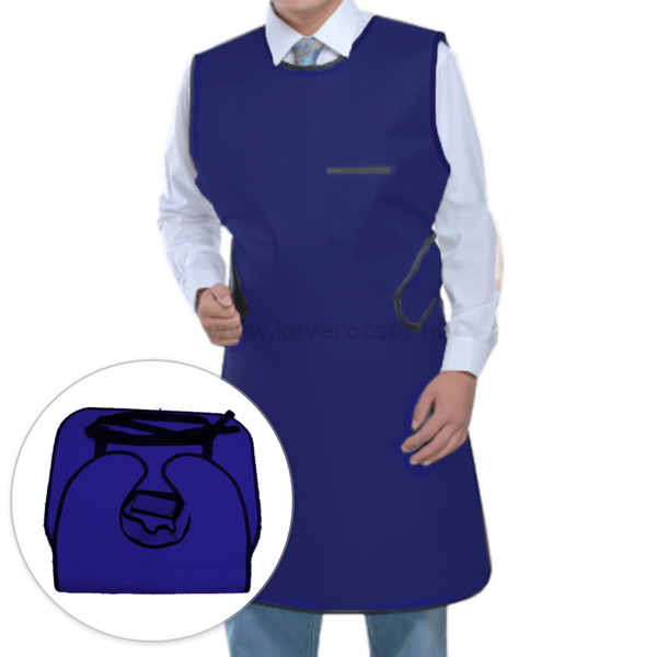 Lead apron (cover front only),size:1000x600mm,0.35mPb