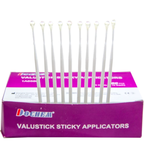 Applikátor, ragacsos, 10 db/csomag, fogpótlások, fogékszer megragadására