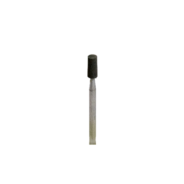 Gumi polírozó, henger forma, kicsi, fekete, durva