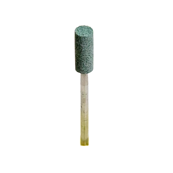 Kerámiás kő zöld, 12 db, mandrelen, henger alakú, 5x12mm, durva, ISO: 113 050, HP, 15-30 000 rpm