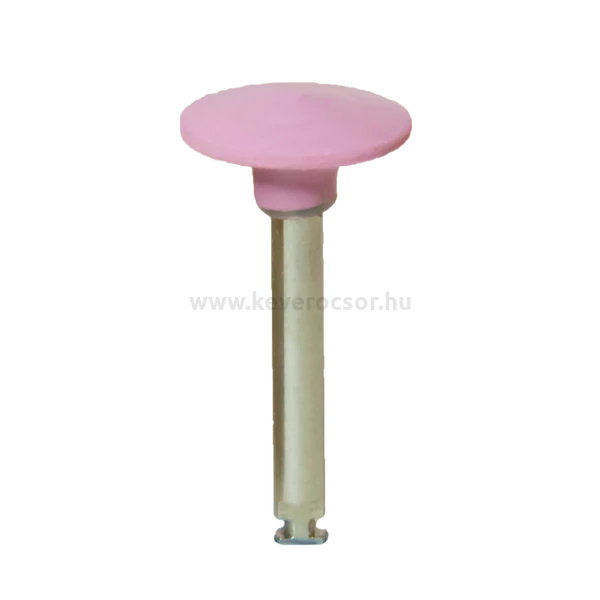 Polisher made of silicone, pink, lenticular, medium hard, RA, 1 piece